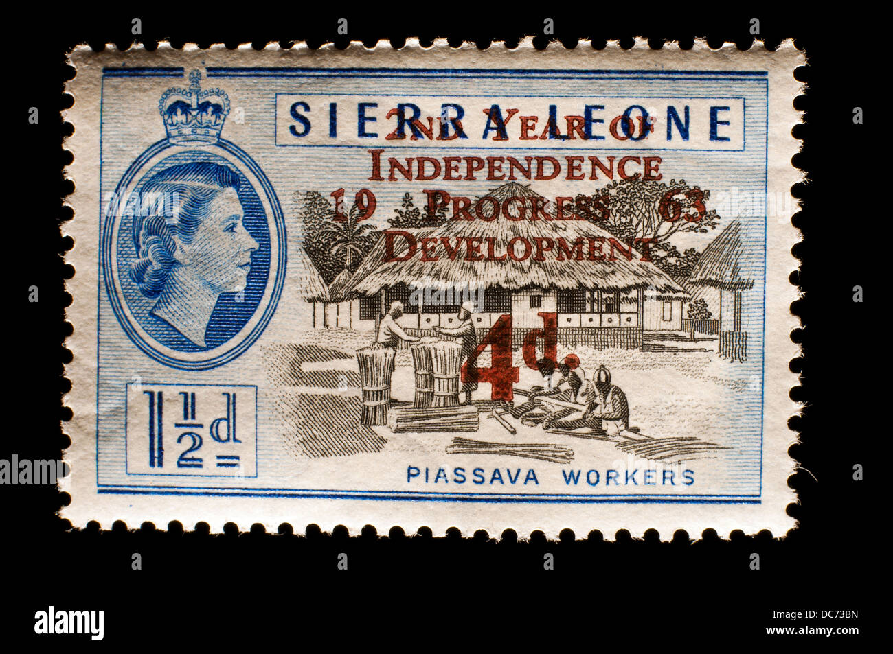 Sierra leone postage stamp hi-res stock photography and images - Alamy
