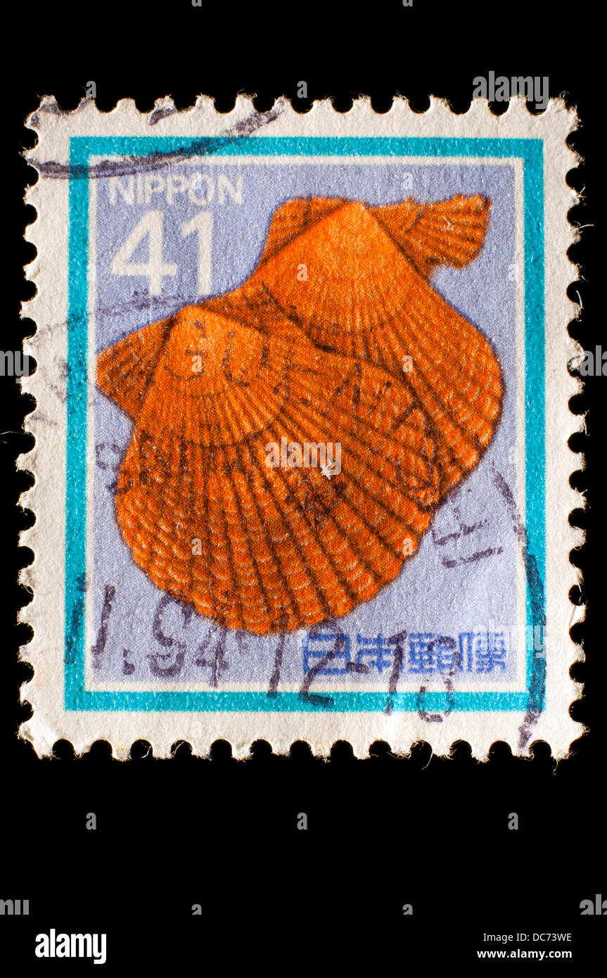 old Japan postage stamp Stock Photo