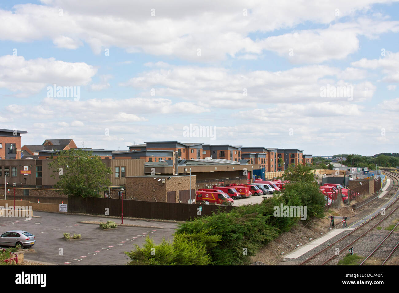 Banbury, Oxfordshire, UK. 10th August 2013. Postal workers gathered in