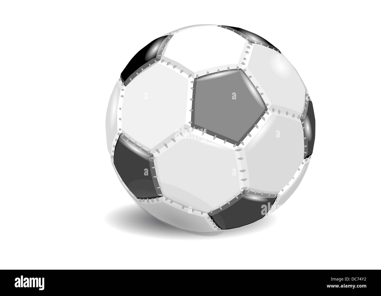 football. soccer ball isolated on white background Stock Photo - Alamy