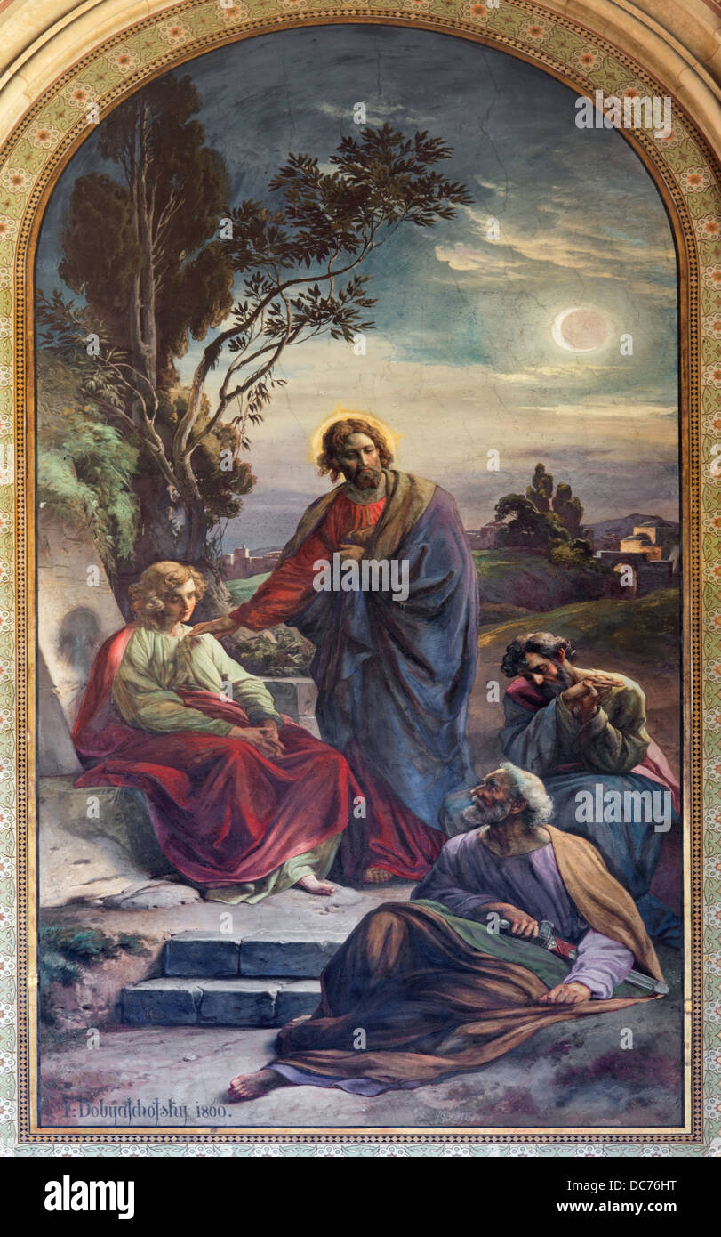VIenna Prayer of Jesus in Gethsemane garden by Franz Josef