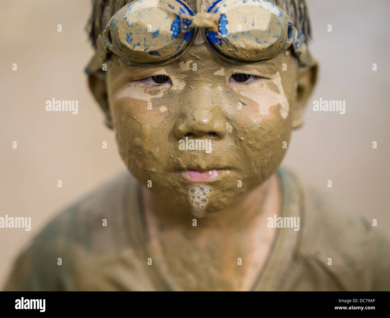 Kin Town Mud Festival, Okinawa, Japan Stock Photo Alamy