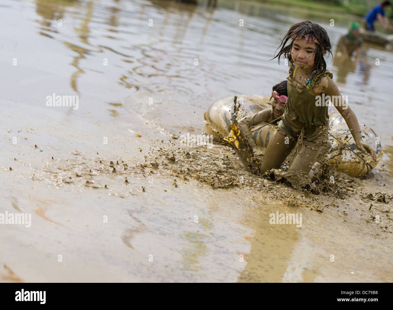 Kin Town Mud Festival, Okinawa, Japan Stock Photo Alamy