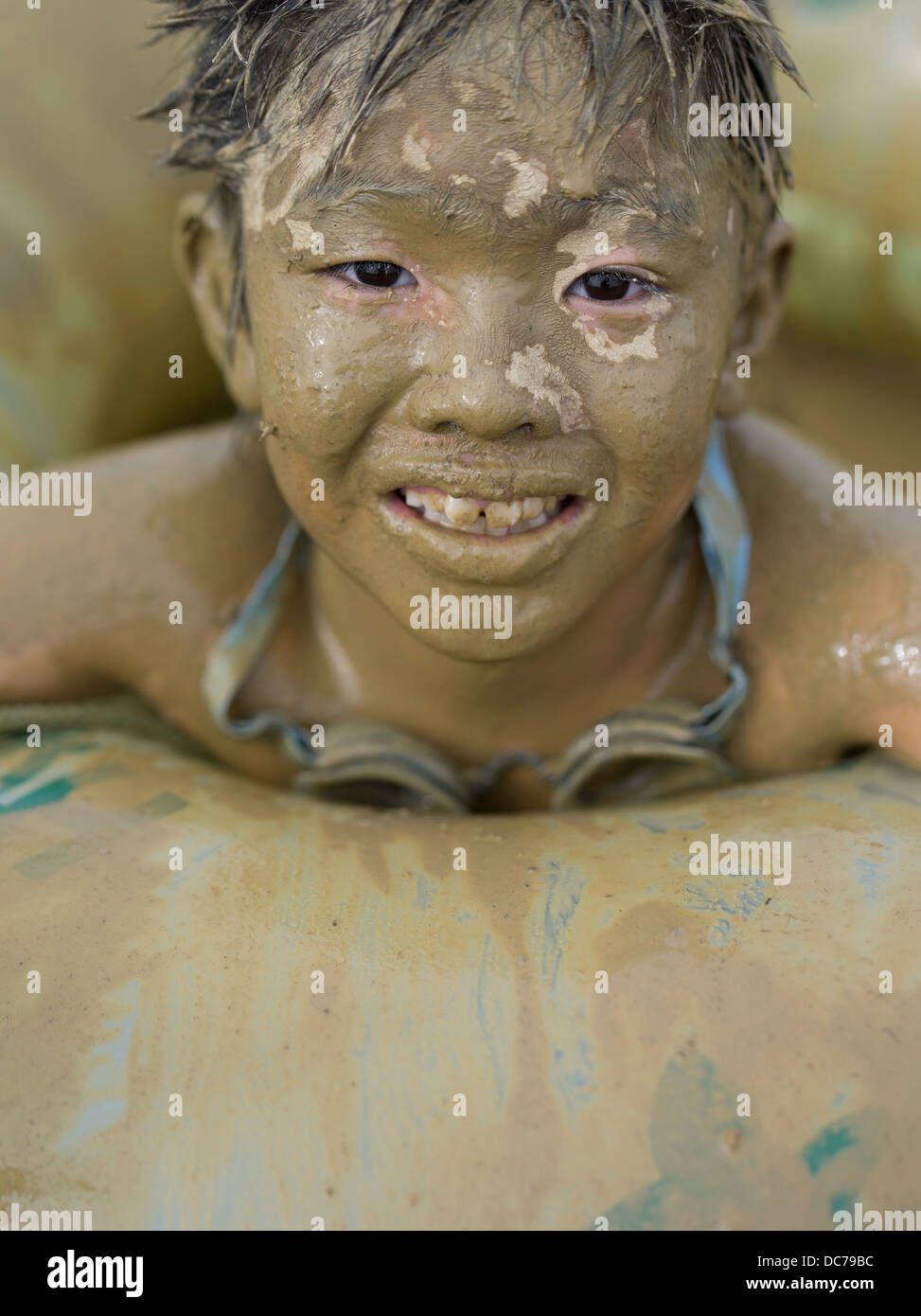 Kin Town Mud Festival, Okinawa, Japan Stock Photo Alamy