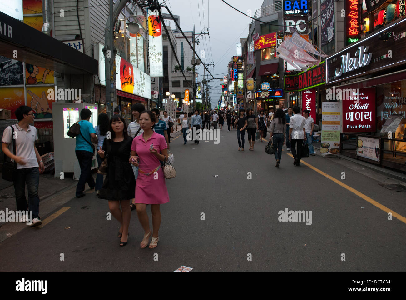Gangnam-gu district, Seoul, Korea. Stock Photo