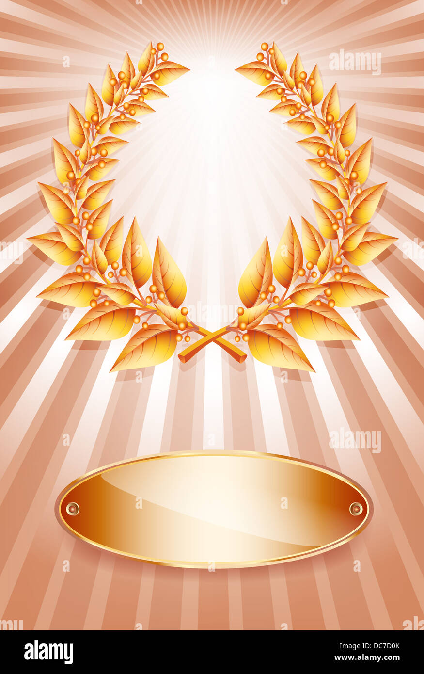 Roman laurel wreath hi-res stock photography and images - Alamy