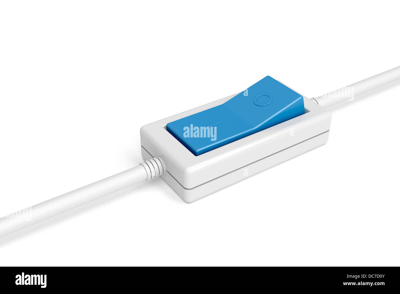 On/Off switch on white background Stock Photo - Alamy