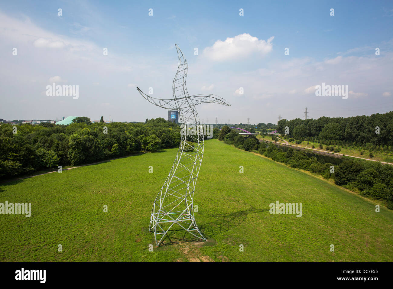 Emscherkunst, an open air art exhibition in the Germany Emscher-river