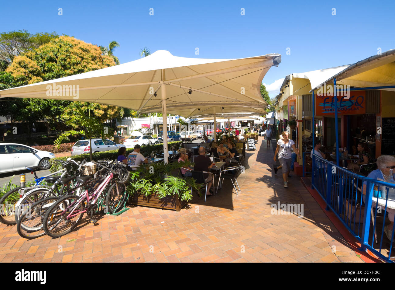 Bar and Restaurant, Port Douglas, Far North Queensland, FNQ, QLD, Australia Stock Photo