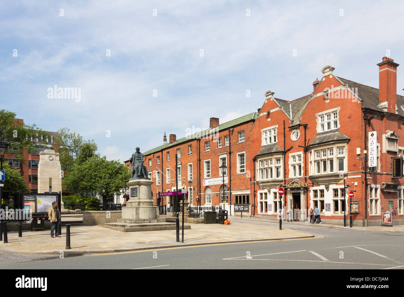 Nelson square bolton bolton town centre hires stock photography and