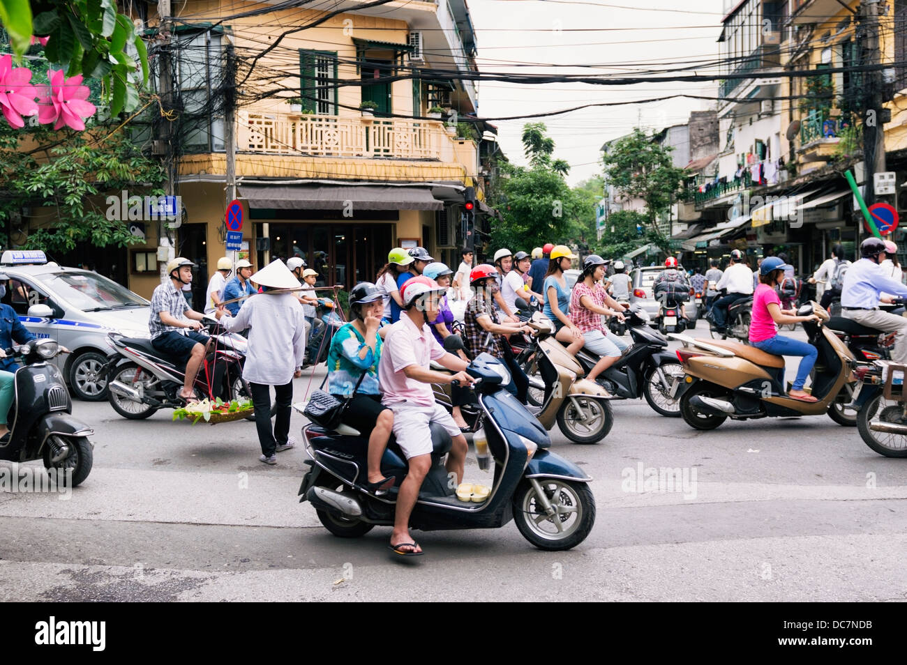 Crossing the Street in Hanoi