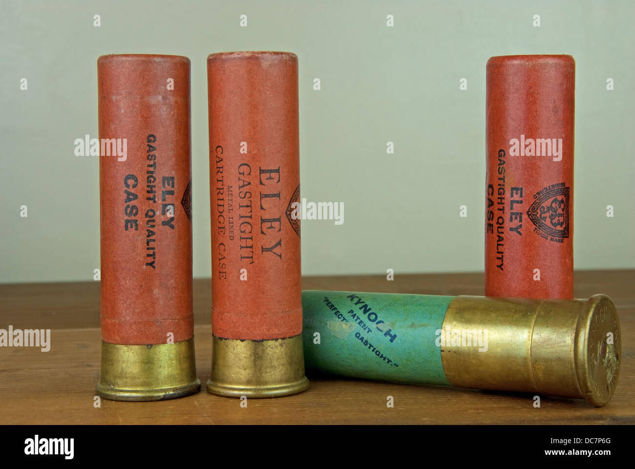 A selection of vintage 4 bore shotgun cartridges Stock Photo Alamy