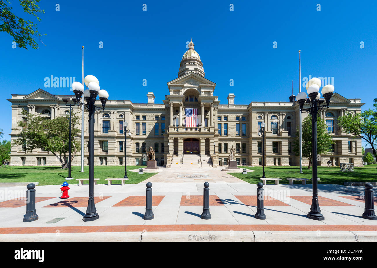 Wyoming State Capitol, Cheyenne, Wyoming, USA Stock Photo