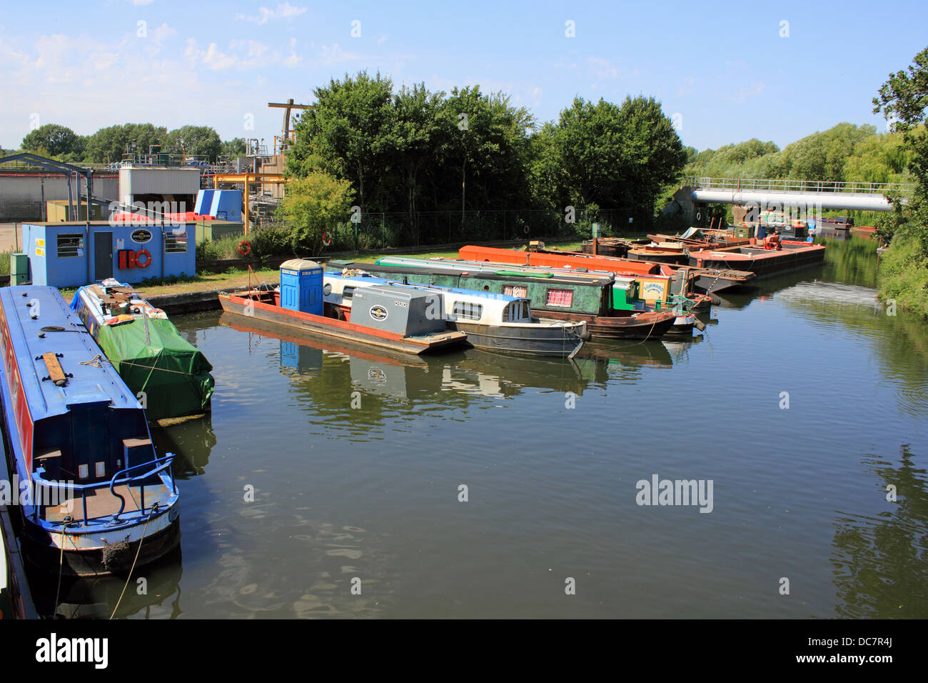 The Grand Union Canal at near Maple Cross, North West London, England, UK. Stock Photo