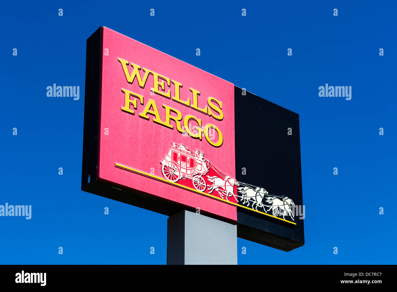 Wells Fargo Bank, Cheyenne, Wyoming, USA Stock Photo