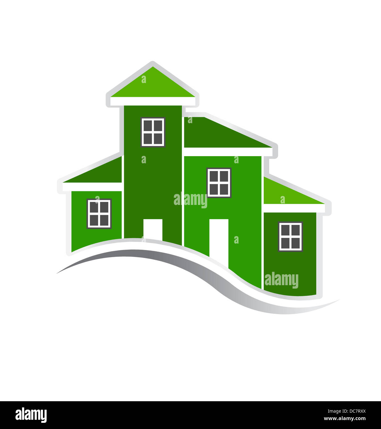 Green Real Estate Stock Photo Alamy