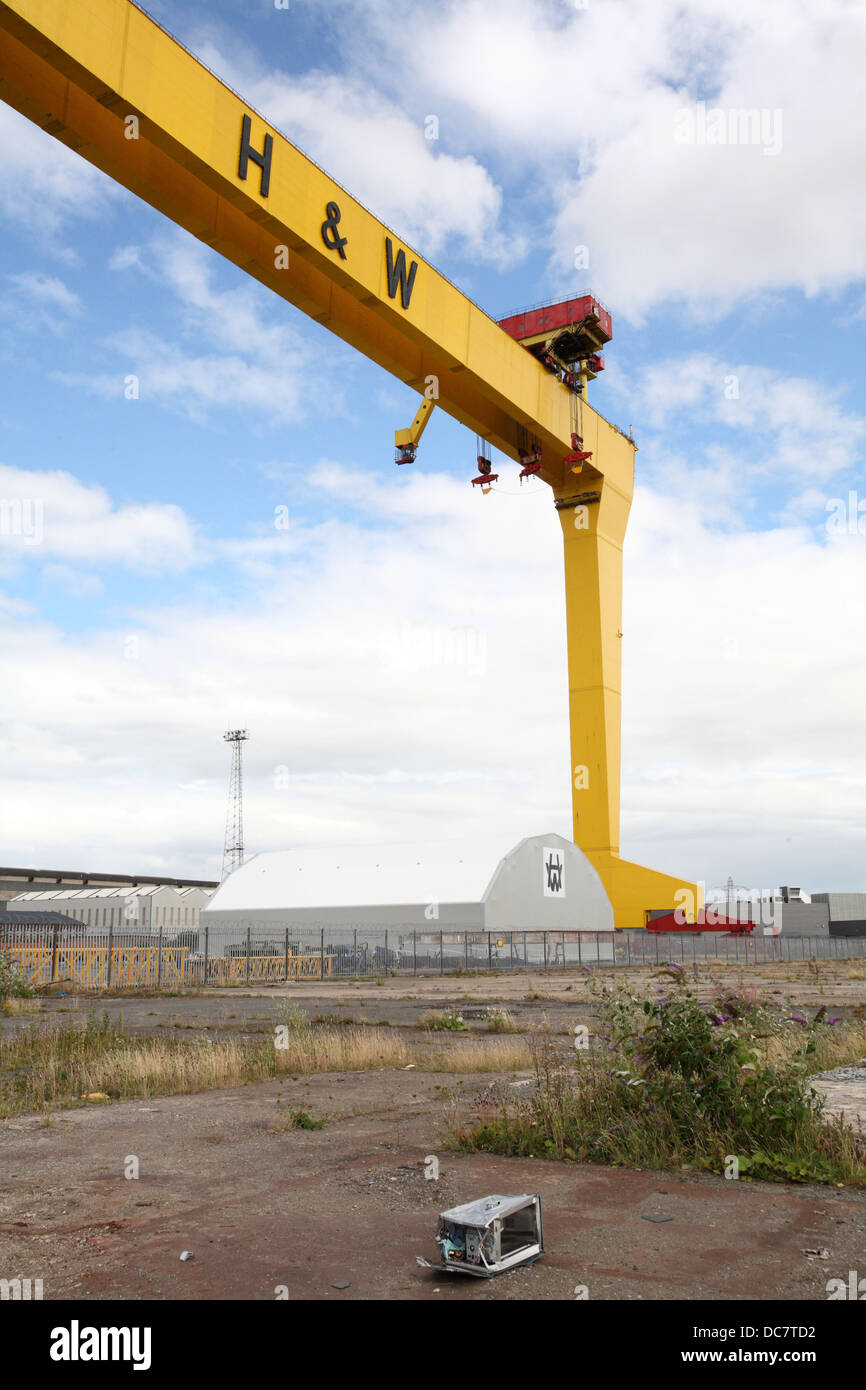 Krupp crane in Belfast Stock Photo