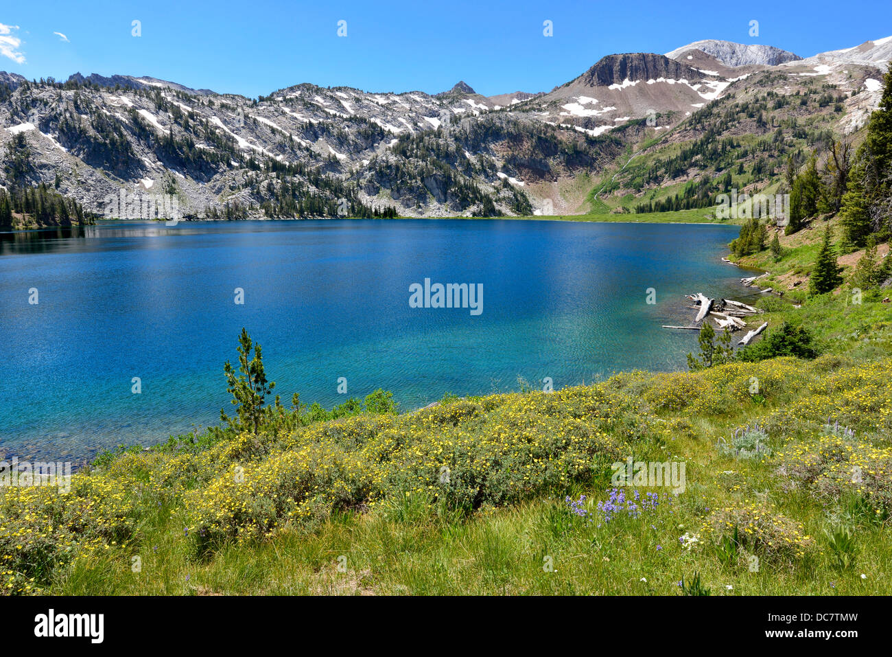 Ice Lake in Oregon's Wallowa Mountains Stock Photo - Alamy