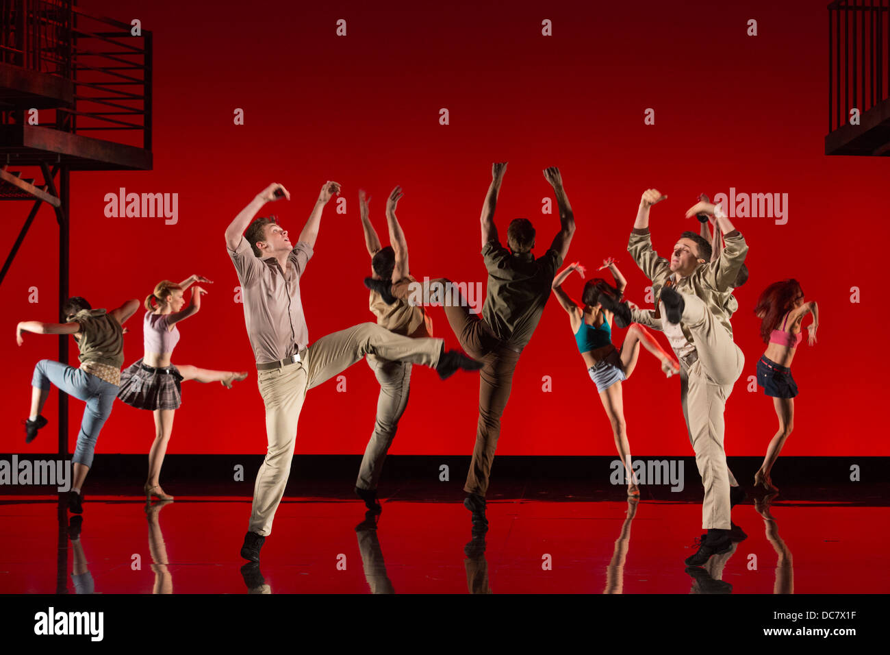 The musical "West Side Story" returns to Sadler's Wells Theatre, London