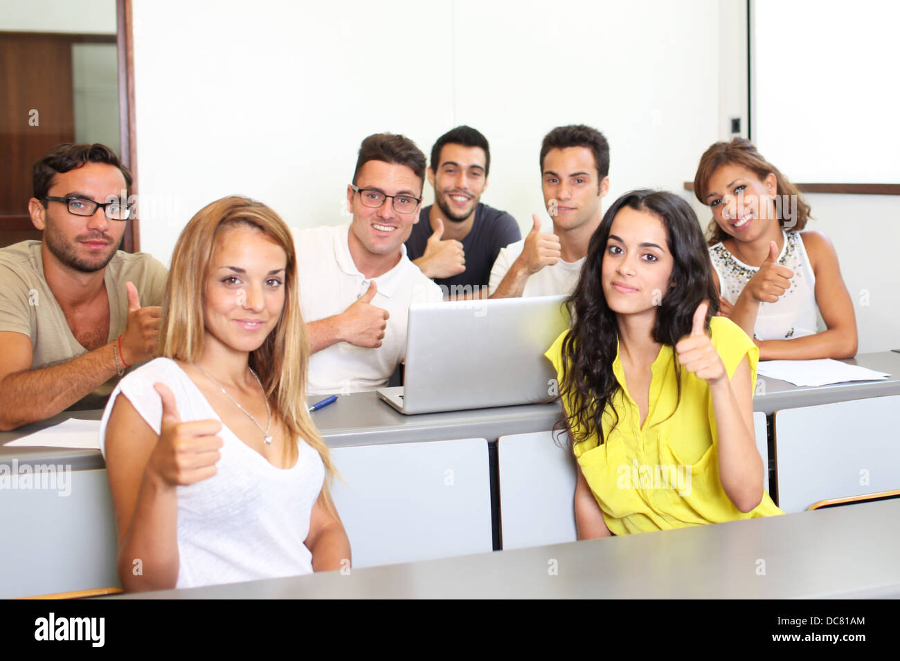 Students at the university Stock Photo Alamy