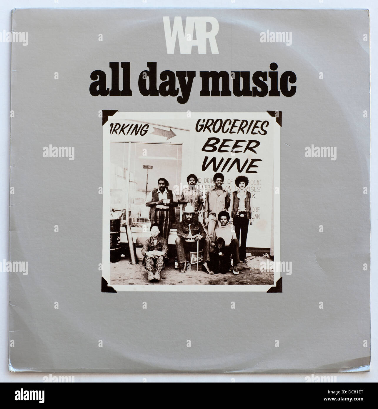 WAR - All Day Music, 1971 album on MCA Records - Editorial use only Stock Photo