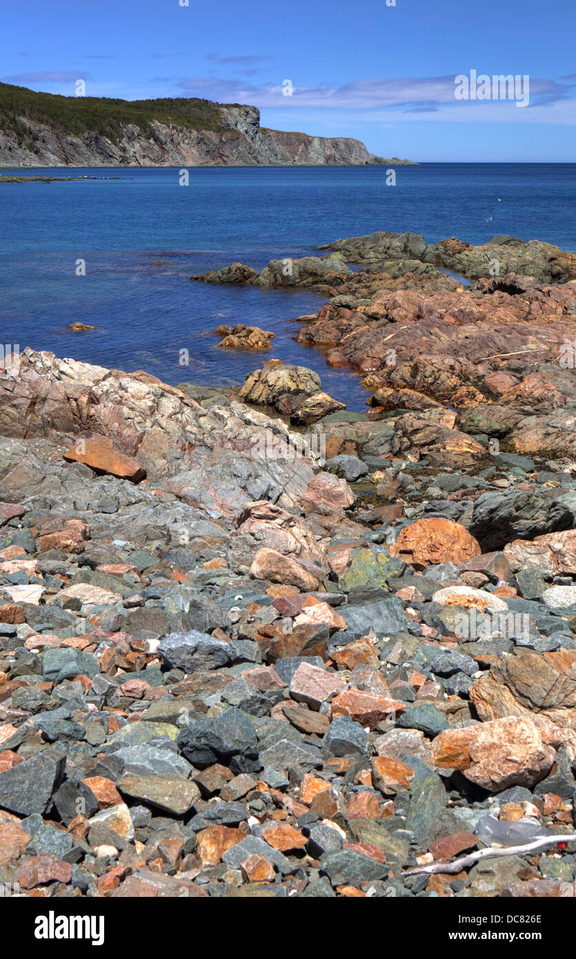 Twillingate Rocks, Twillingate, Newfoundland Stock Photo