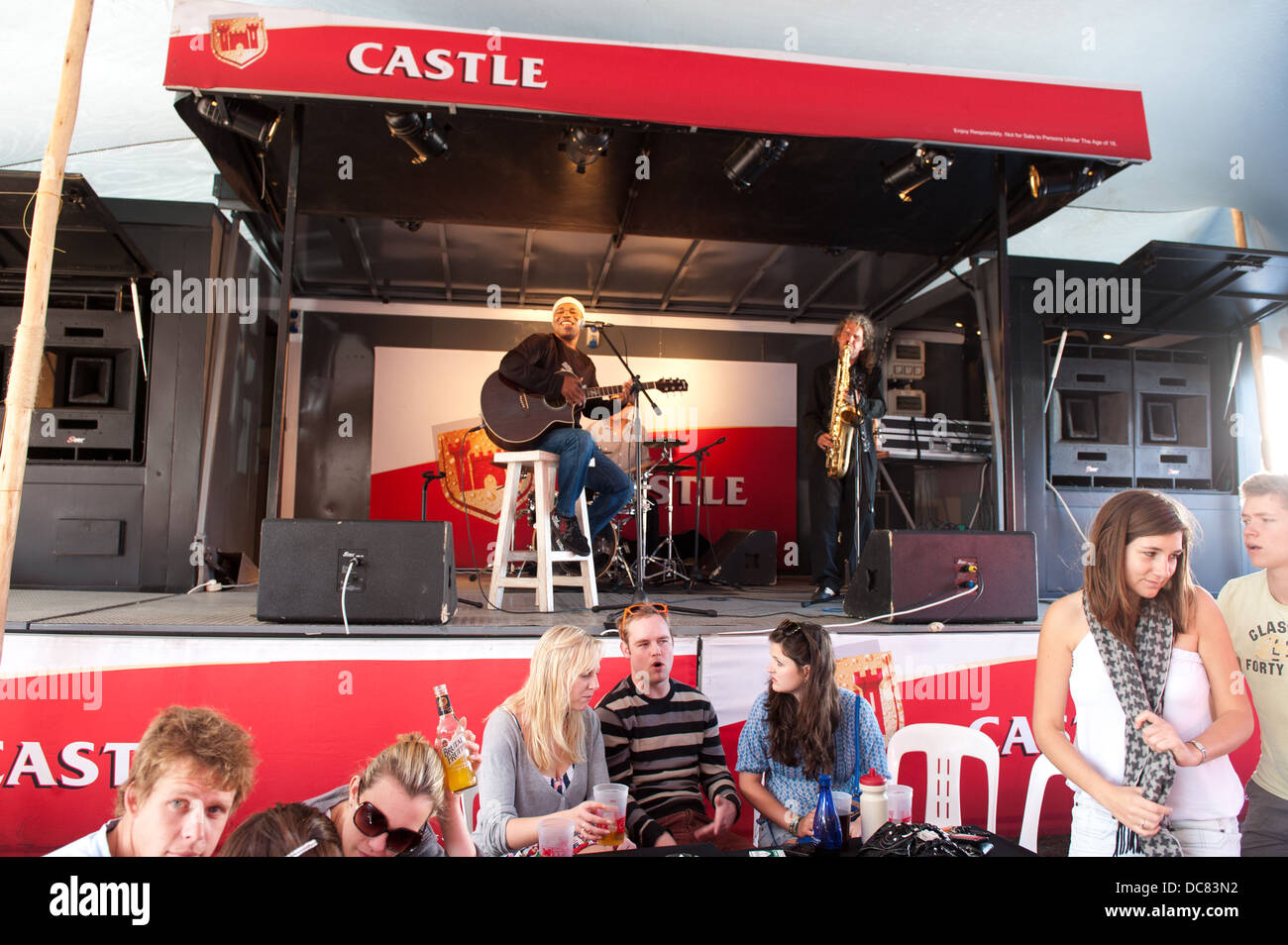 Concert at the Whale Festival, Hermanus, Western Cape, South Africa Stock Photo