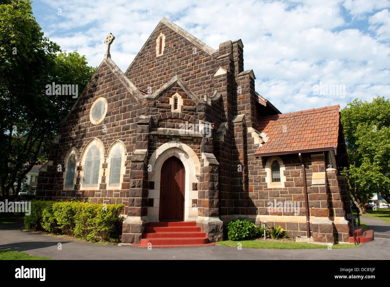 New St Georges Church, 1926, Knysna, Western Cape, South Africa Stock Photo