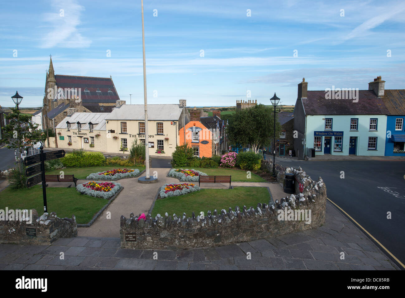 City of St Davids Pembroke south Wales. With a population of almost