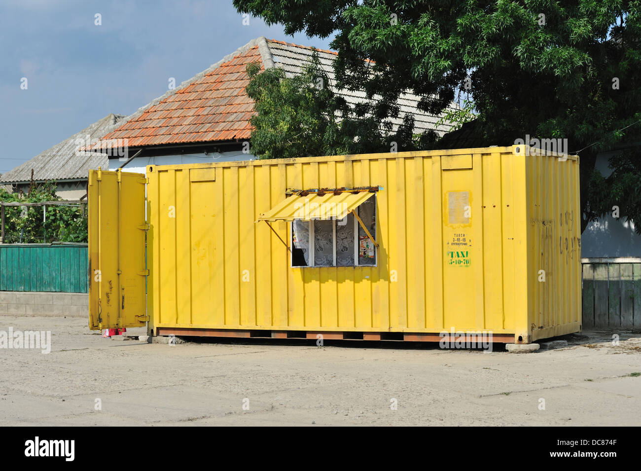 Local store in a shipping container, Vylkovo, Ukraine Stock Photo Alamy
