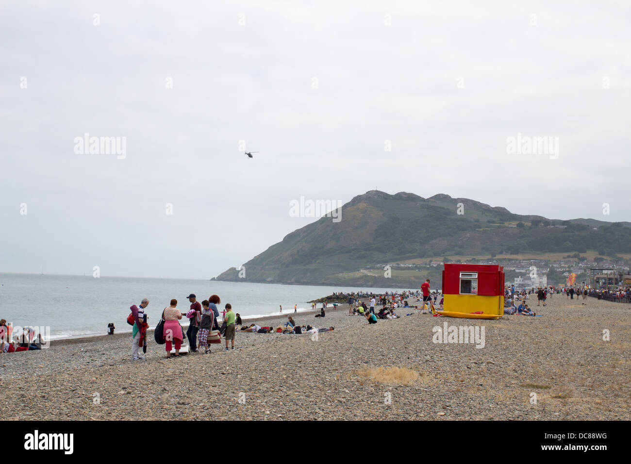 General view of a beach in Bray. Stock Photo