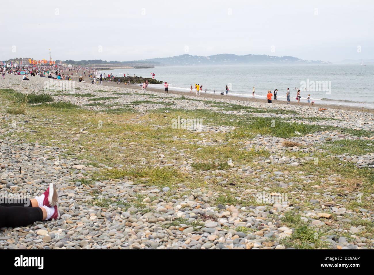 Beach in Bray, Co. Wicklow during the summer Stock Photo - Alamy