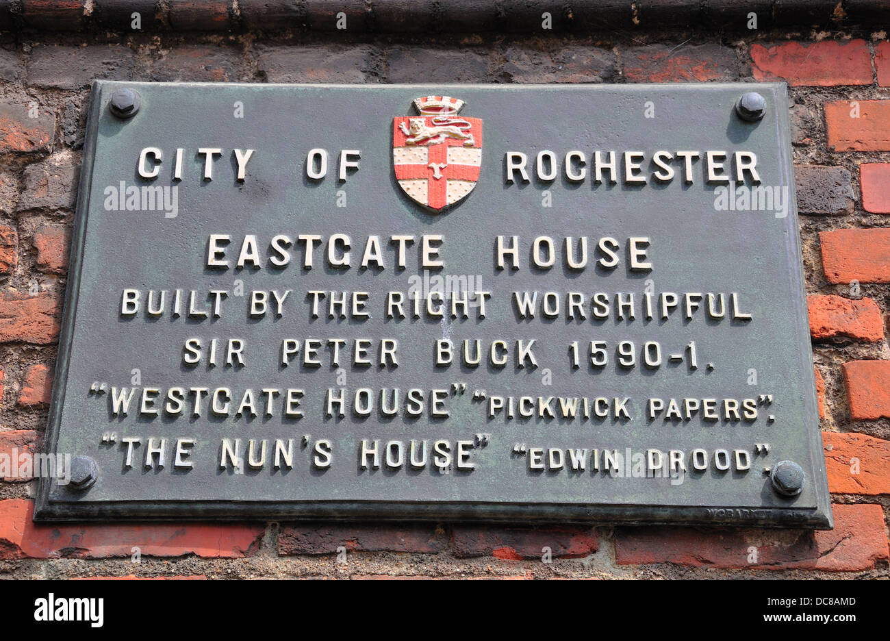 Rochester, Kent, England, UK. Eastgate House (1591) Featured in Charles Dickens' novels (see description) Stock Photo