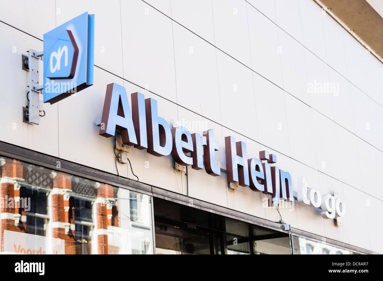 Albert Heijn to go shop in Amsterdam Stock Photo