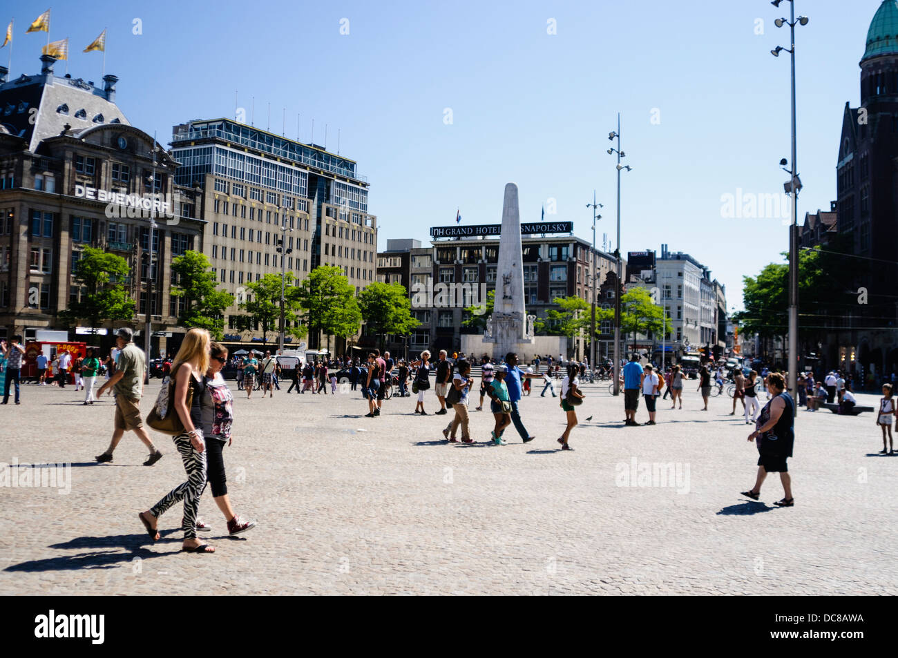 Dam Square, Amsterdam Stock Photo