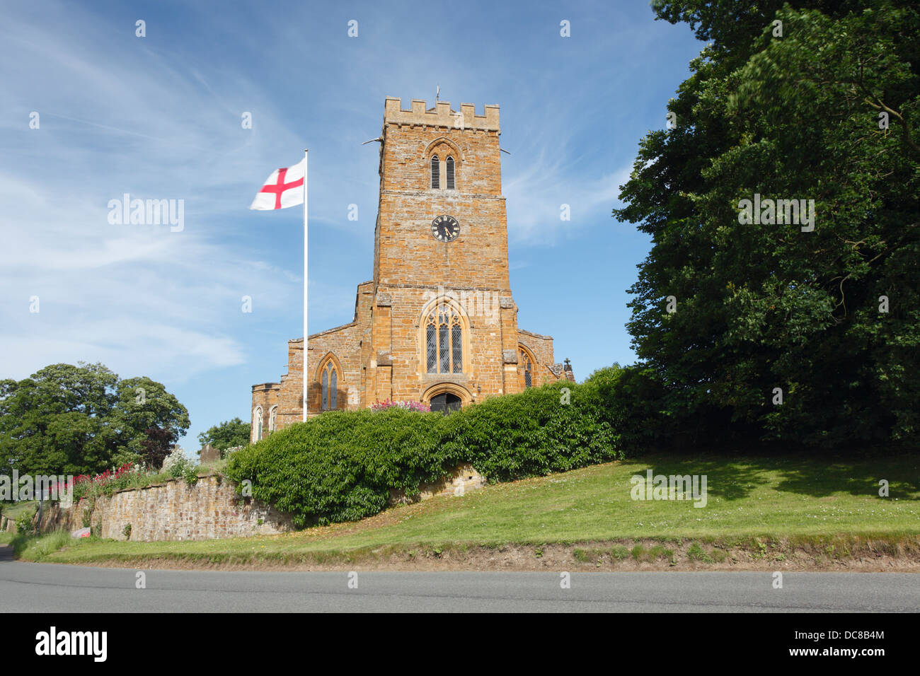 St Mary's Church, Great Brington. Northamptonshire, England, UK. Stock Photo
