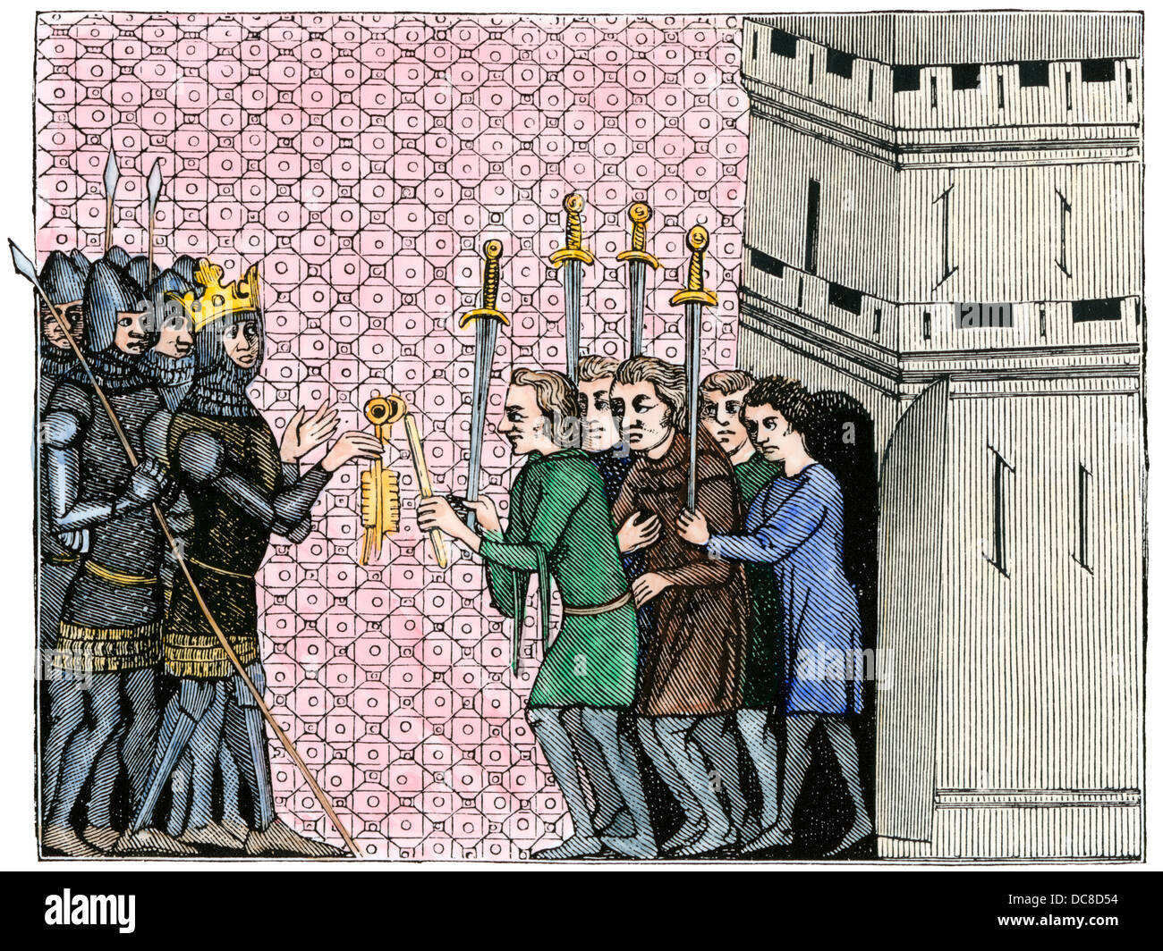 Garrison surrendering a town and asking for the mercy of their captors ...