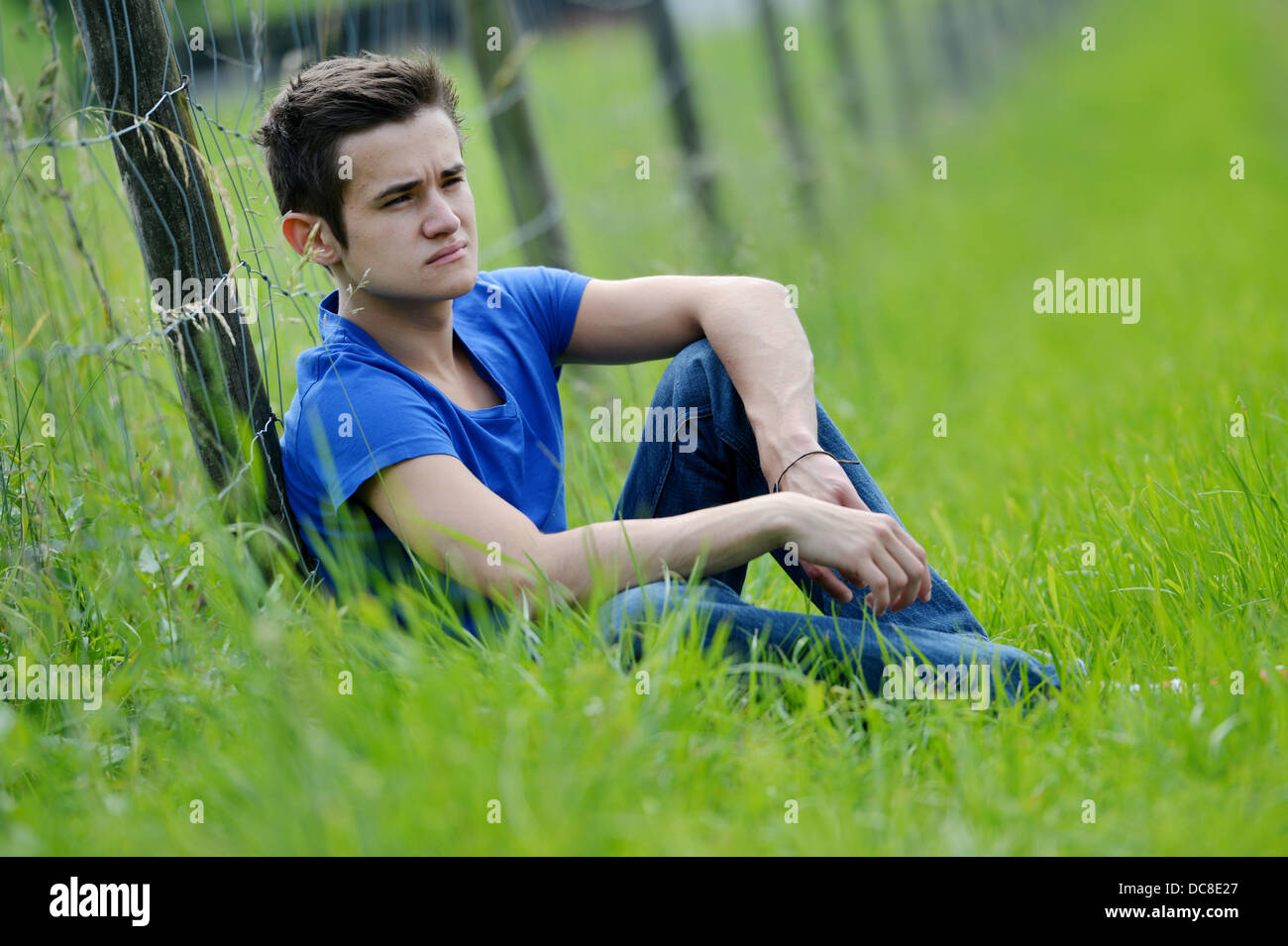 Portrait of a teenager. Stock Photo