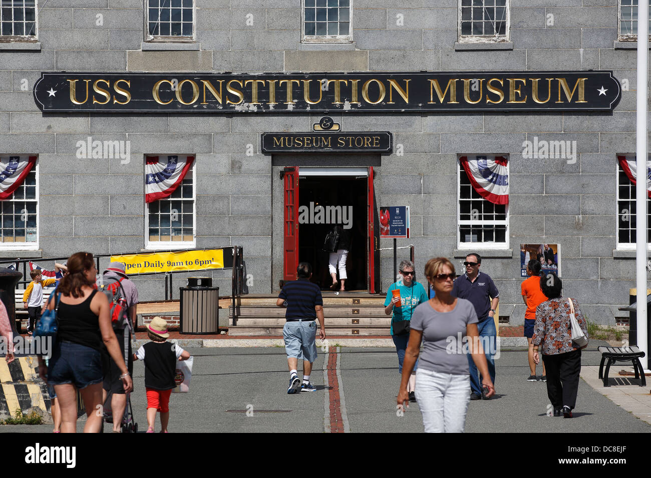 USS Constitution Museum on the Freedom Trail in Boston, Massachusetts