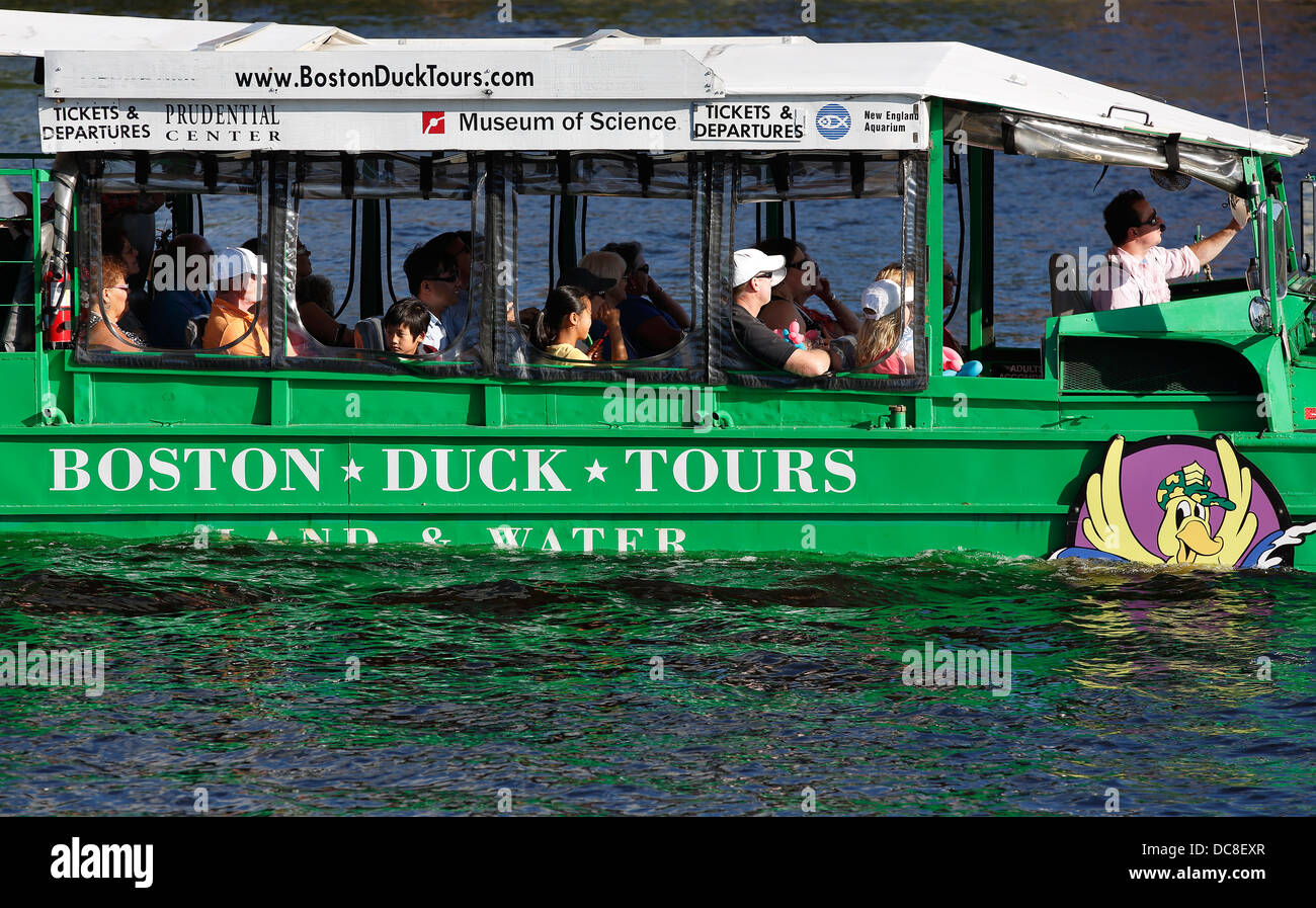 Duck boat tour on charles hires stock photography and images Alamy