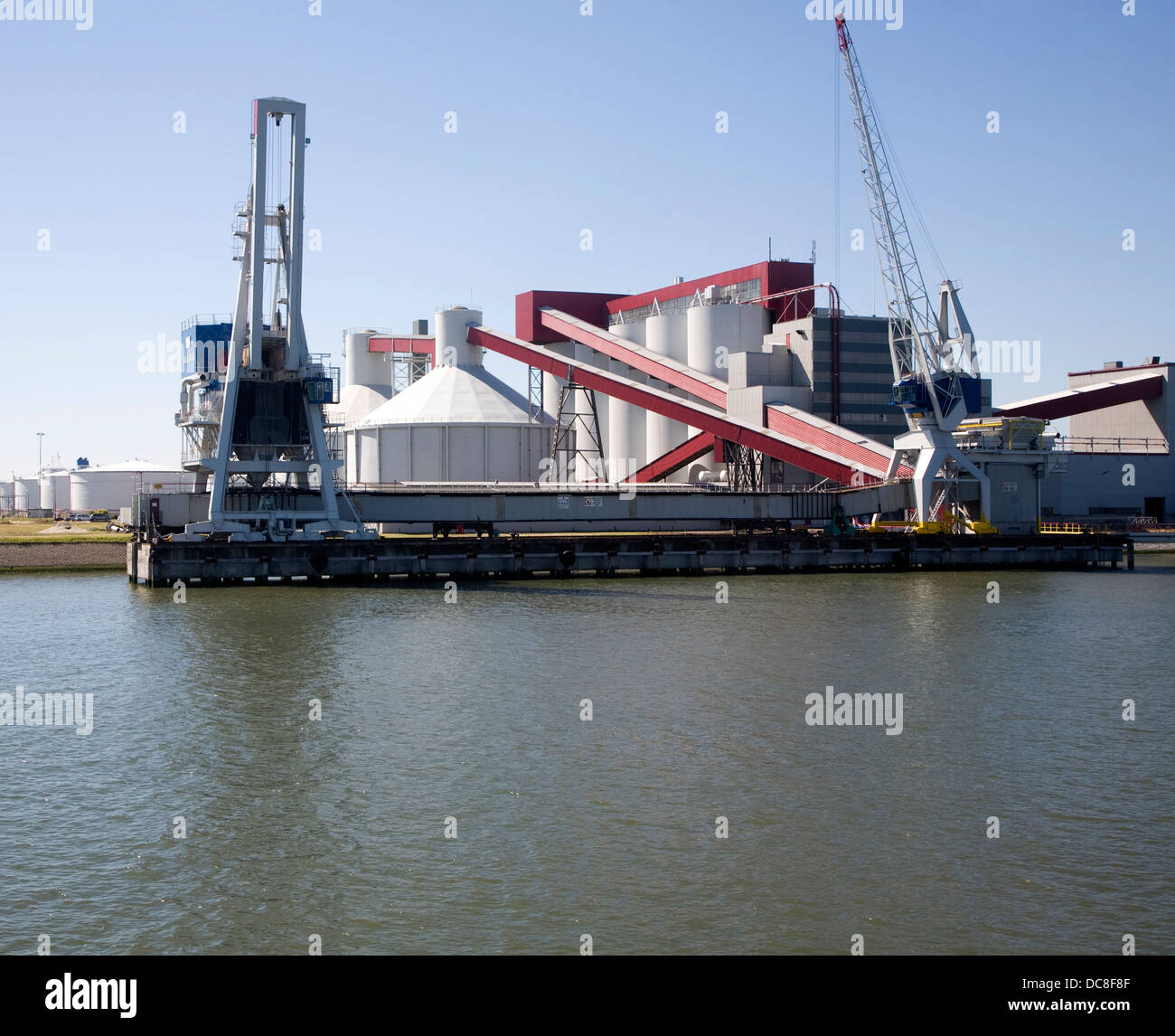 Rio Tinto Borax plant Botlek Port of Rotterdam, Netherlands Stock Photo