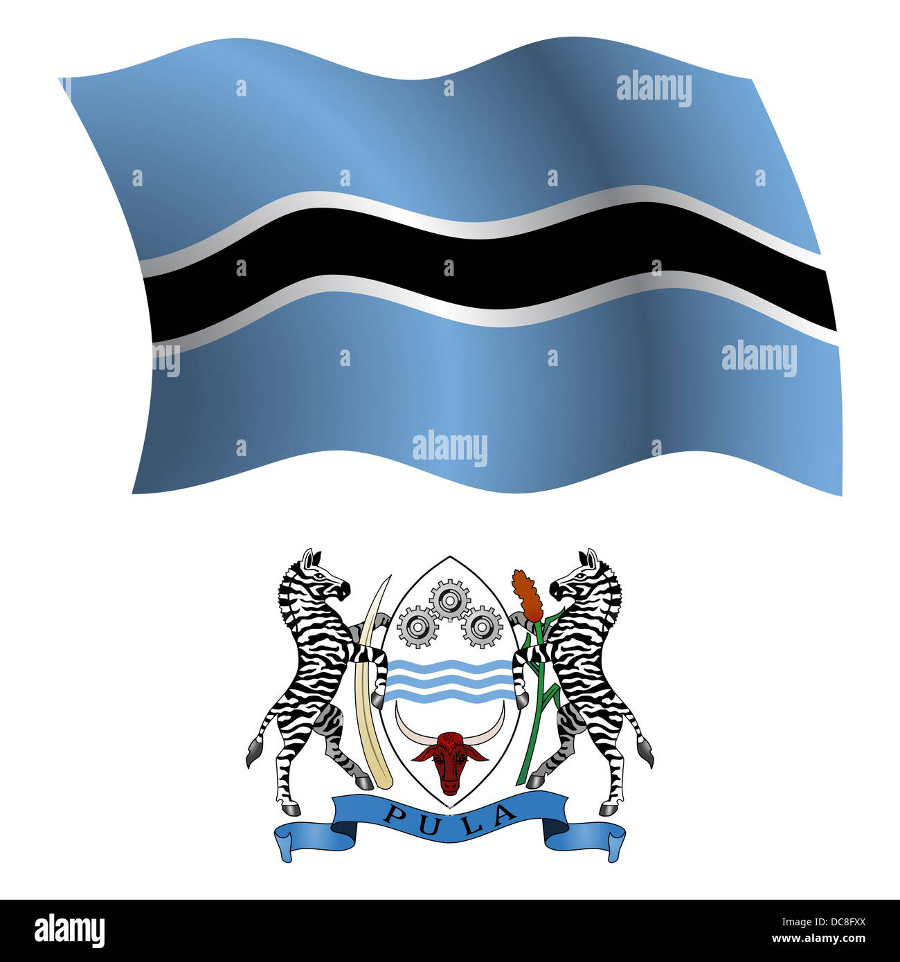Coat of arms of botswana High Resolution Stock Photography and Images