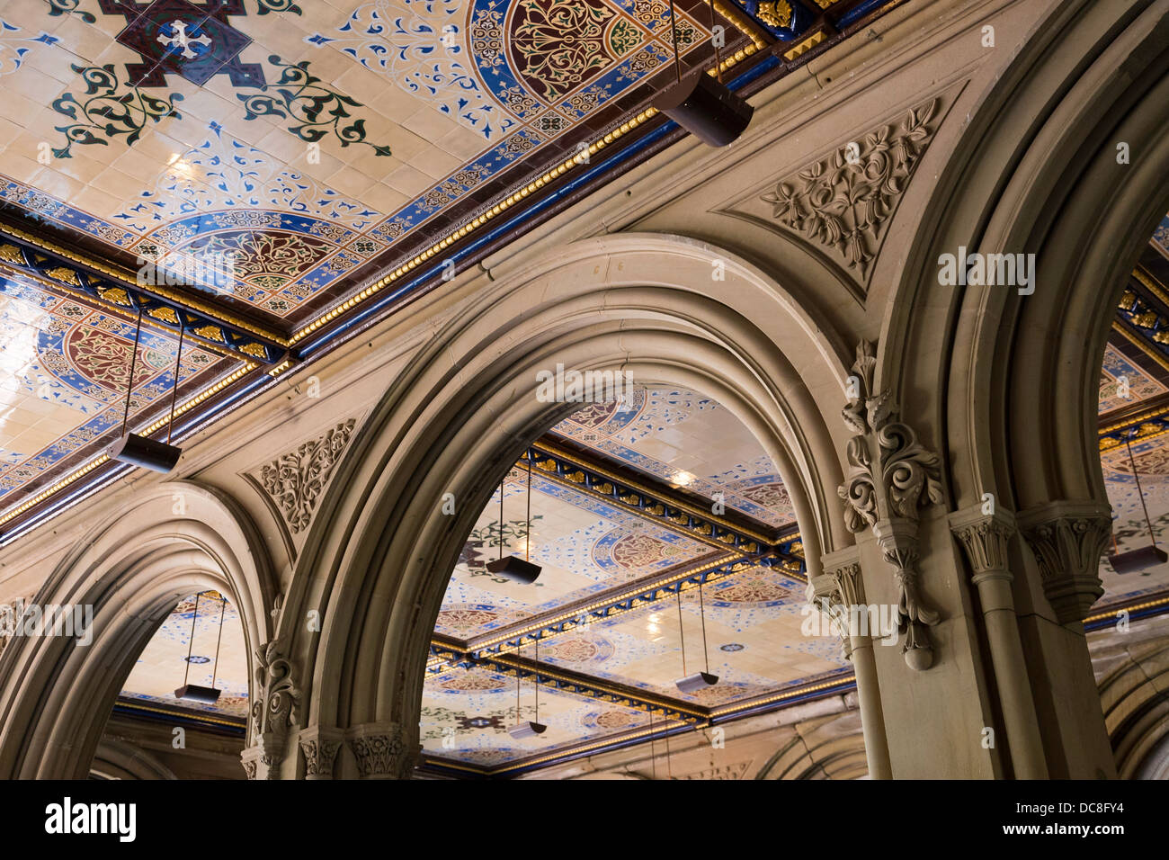 Bethesda Terrace Arcade, an architectural marvel in Central Park Bethesda  Terrace Arcade is the arched, interior walkway in the center of…