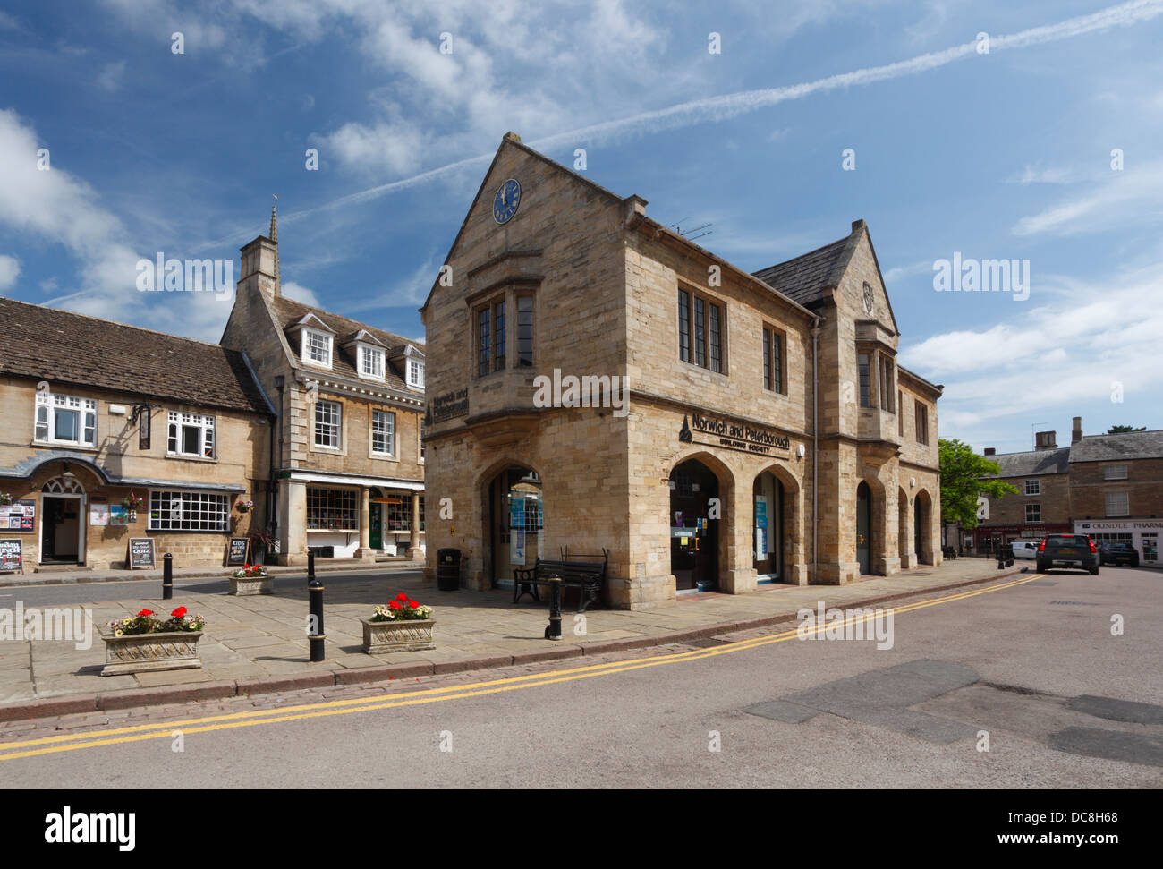 Market Place, Oundle. Northamptonshire, England, UK Stock Photo - Alamy