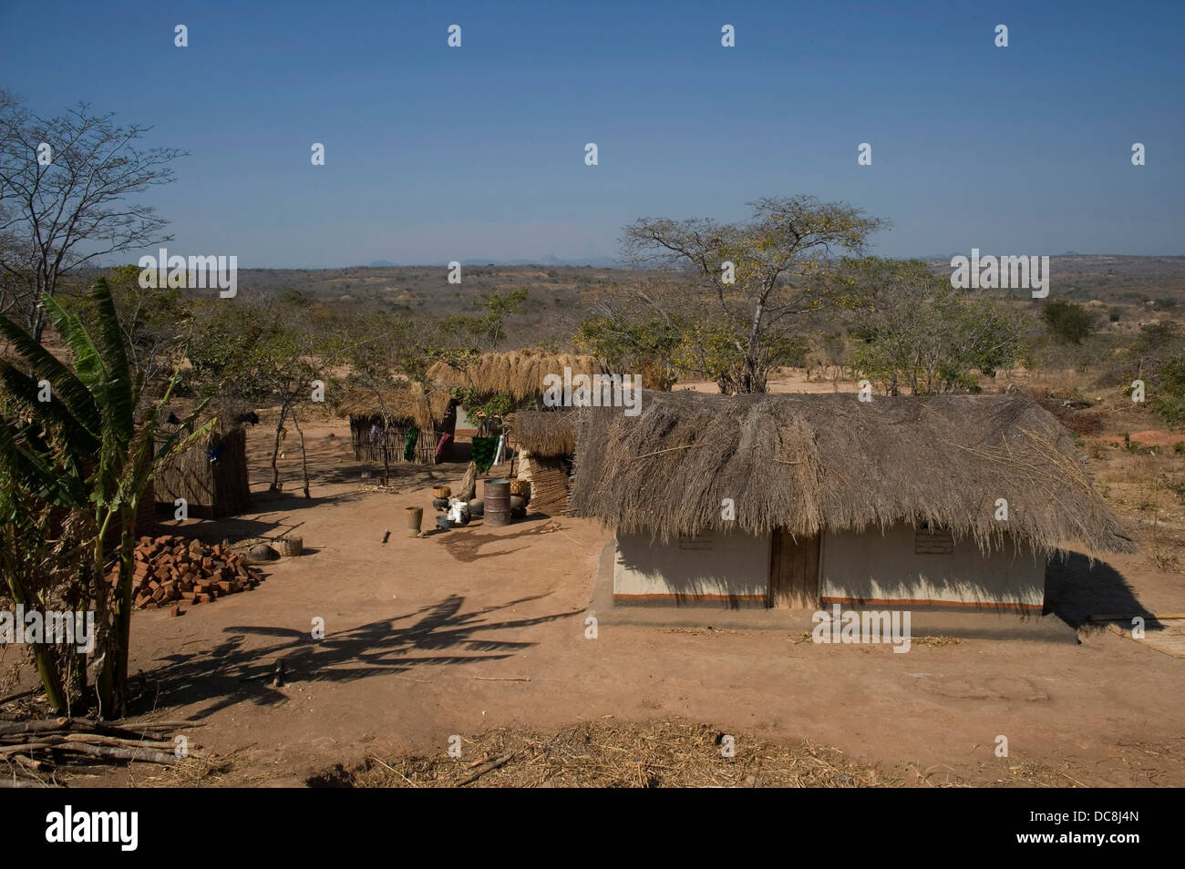 Malawi, Mzimba District, Saulos Nkosi Village. 10 September 2009. Case