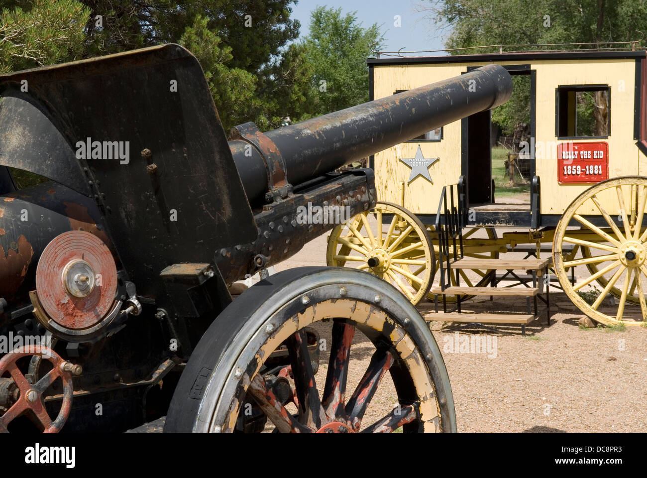 Billy the Kid Museum Fort Sumner New Mexico USA. Stock Photo