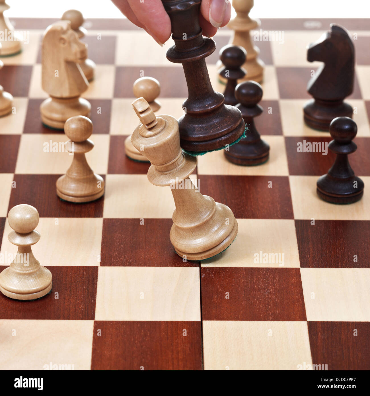 Chess King stock image. Image of business, action, board - 28490759