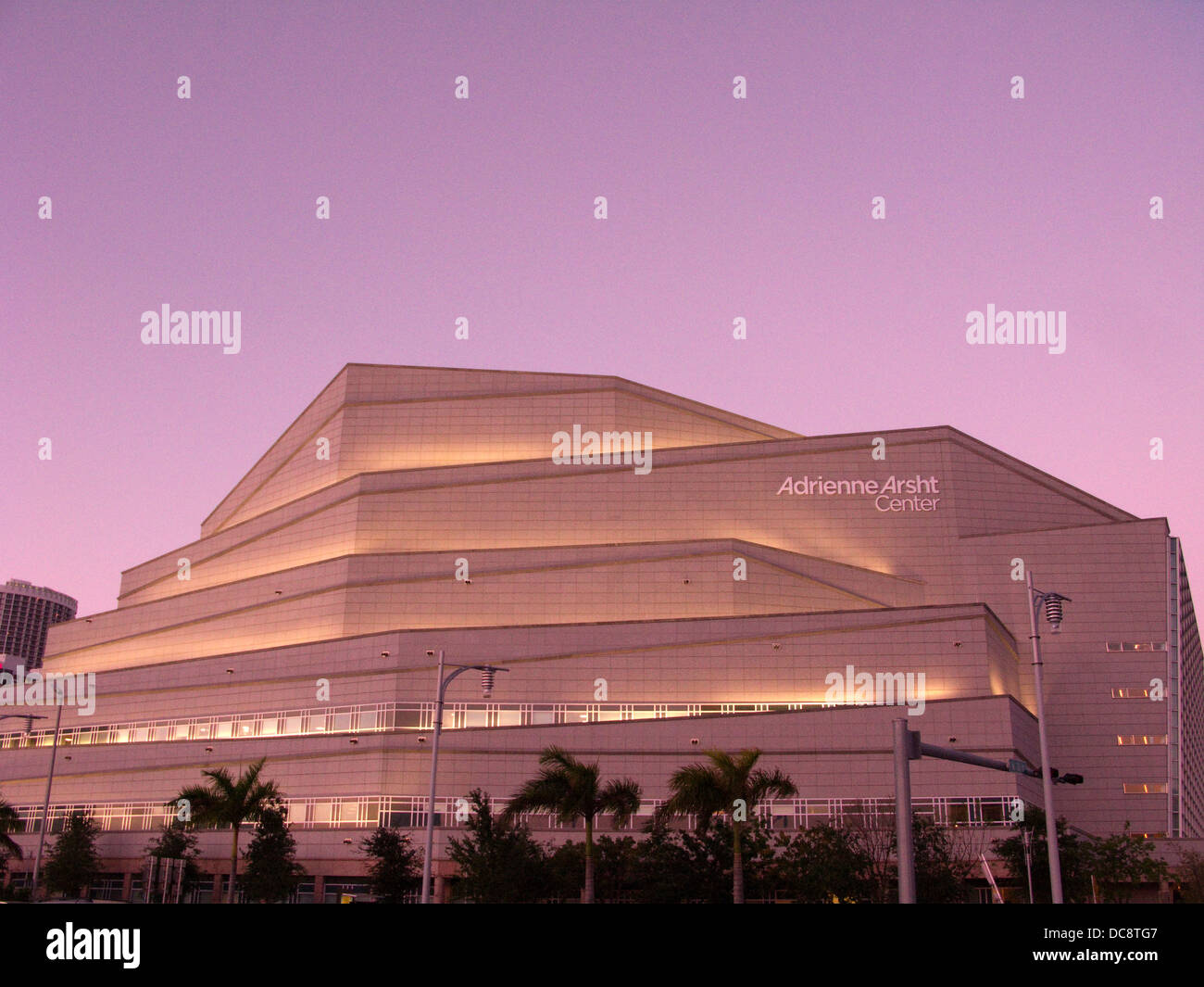 ADRIENNE ARSHT PERFORMING ARTS CENTER MIAMI FLORIDA USA Stock Photo Alamy