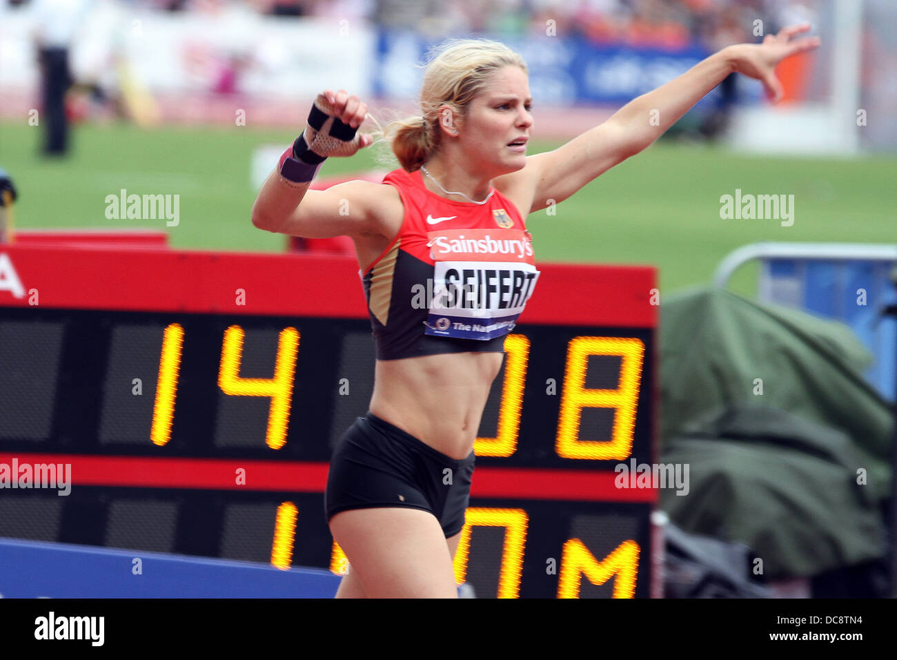 Maria SEIFERT of Germany wins 100m Women T37 - Final at the Anniversary ...