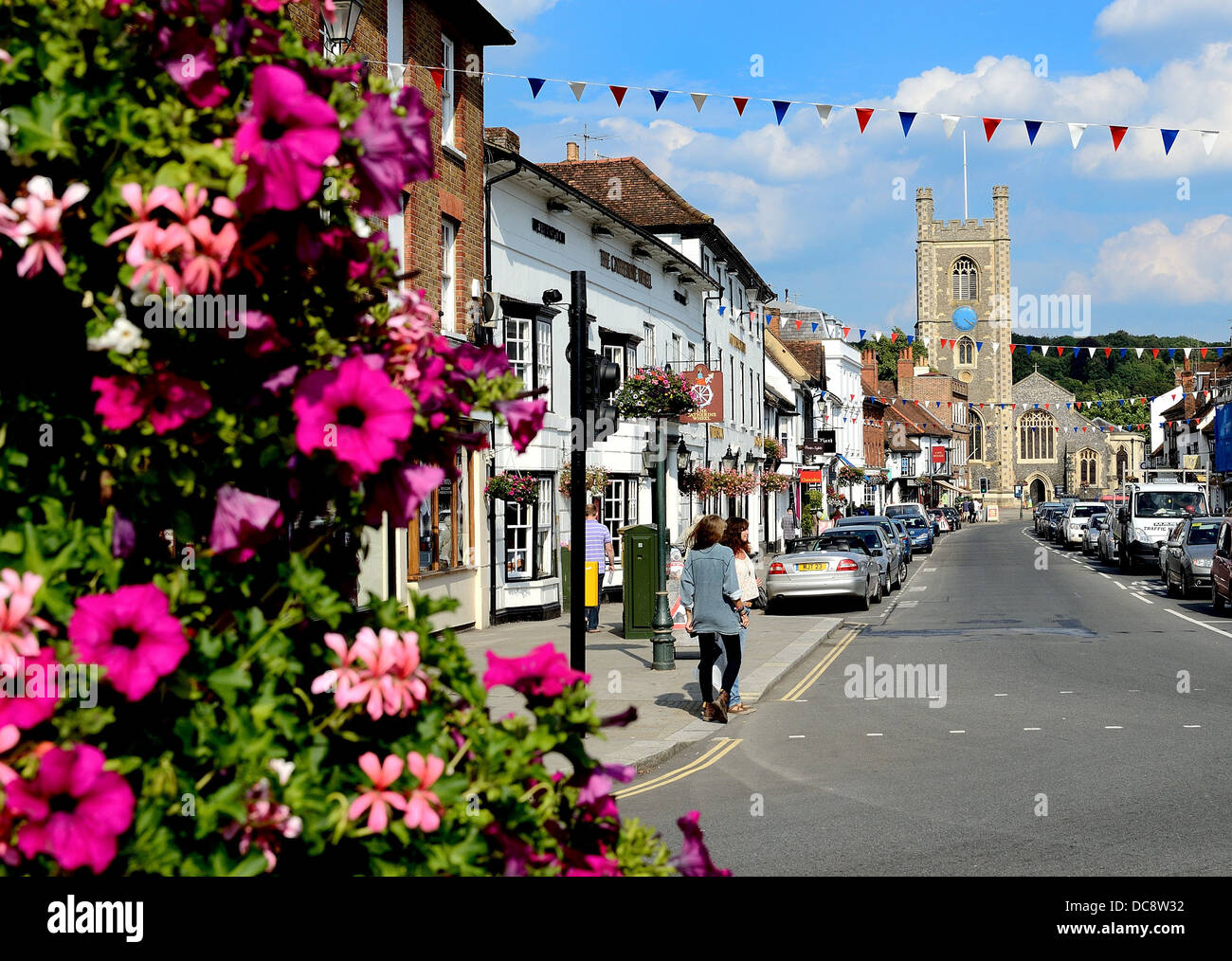 Hart street Henley on Thames Oxfordshire Stock Photo Alamy